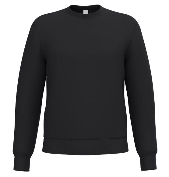 IB400 Unisex Sweater Ronde Hals Zwart