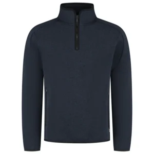 Knitted Fleecejack 1/4 Zip Redefined Ink