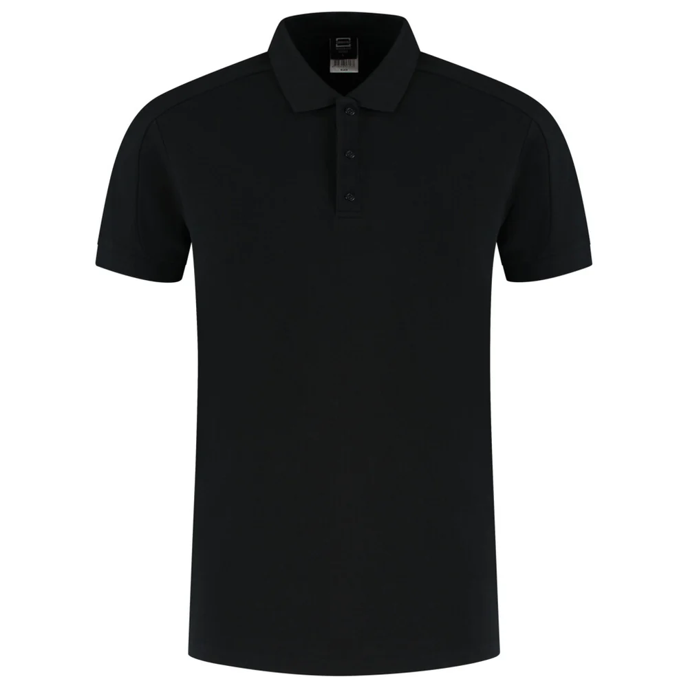 Poloshirt Redefined Industrieel Wasbaar Zwart