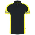 Poloshirt Reflective Redefined Ink/Fluo-Geel