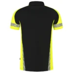 Poloshirt Reflective Redefined Zwart/Fluo-Geel