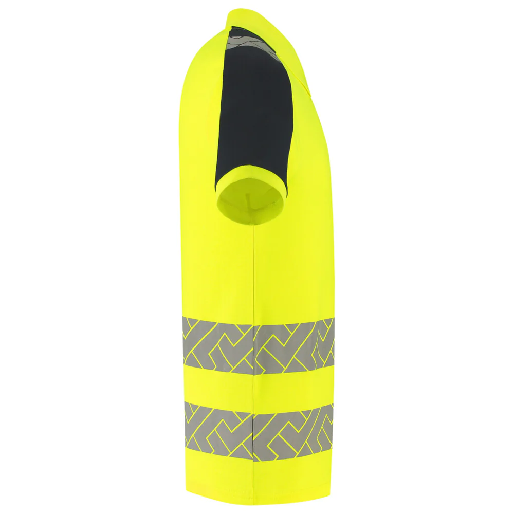 Poloshirt Visibility Redefined Fluo-Geel/Ink