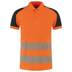 Poloshirt Visibility Redefined Fluo-Oranje/Ink