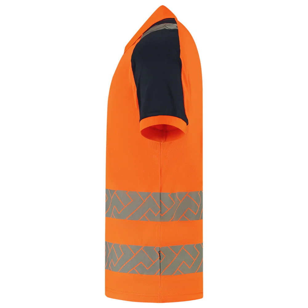 Poloshirt Visibility Redefined Fluo-Oranje/Ink