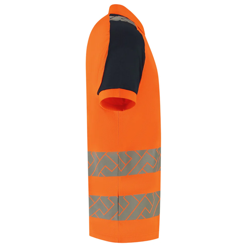 Poloshirt Visibility Redefined Fluo-Oranje/Ink