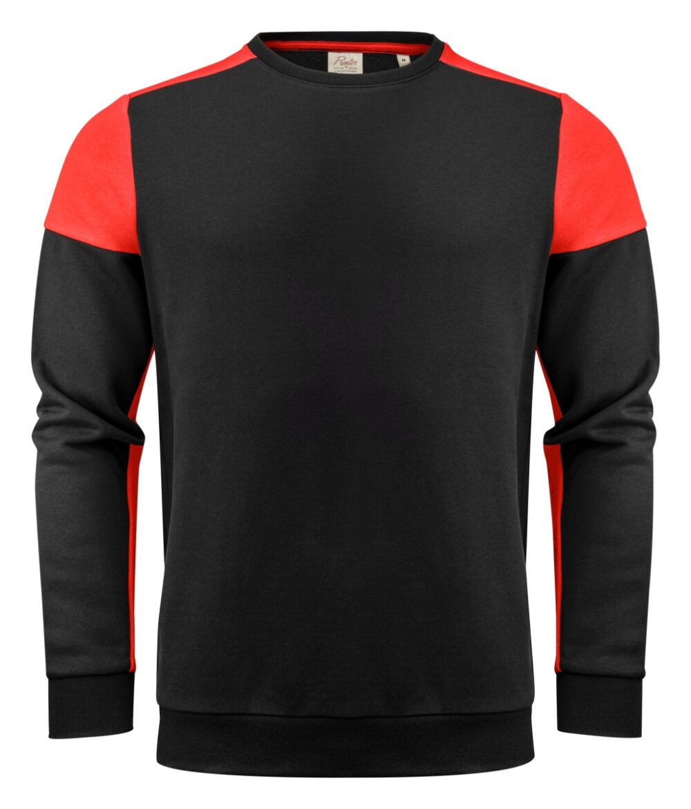 Prime Sweater Zwart/Rood