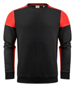 Prime Sweater Zwart/Rood