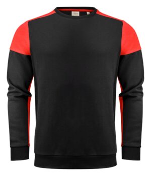 Prime Sweater Zwart/Rood