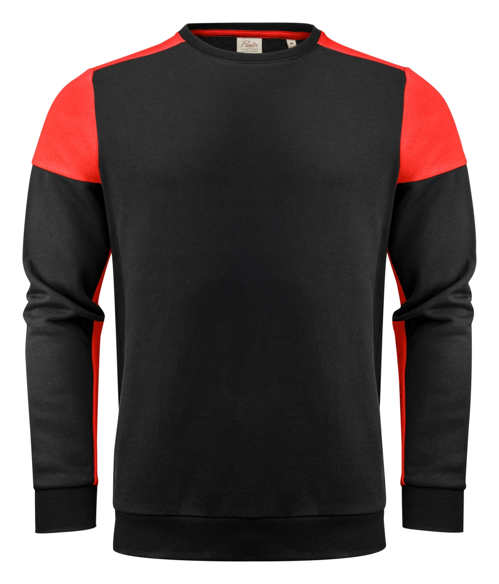 Prime Sweater Zwart/Rood