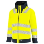 Regenjas Techshell High Vis Redefined Fluo-Geel/Ink