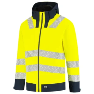 Regenjas Techshell High Vis Redefined Fluo-Geel/Ink