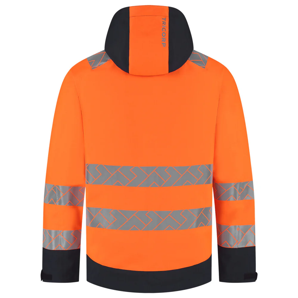 Regenjas Techshell High Vis Redefined Fluo-Oranje/Ink