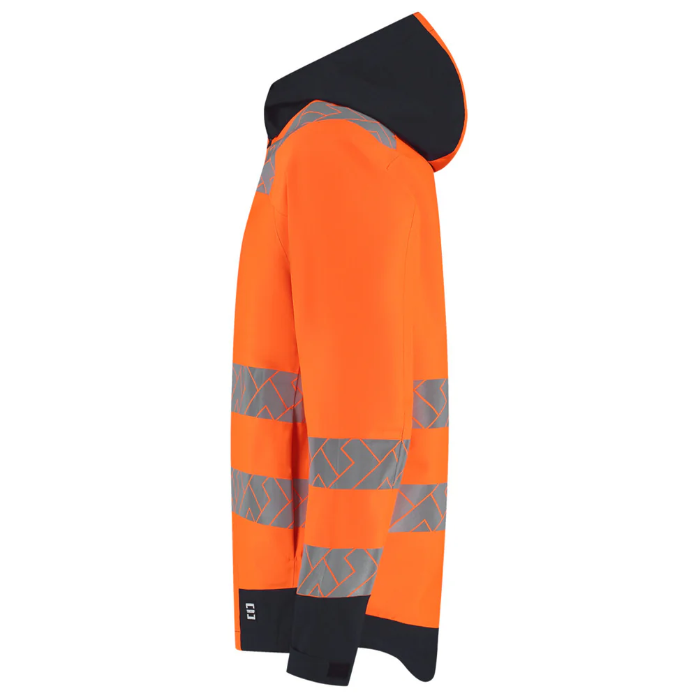 Regenjas Techshell High Vis Redefined Fluo-Oranje/Ink