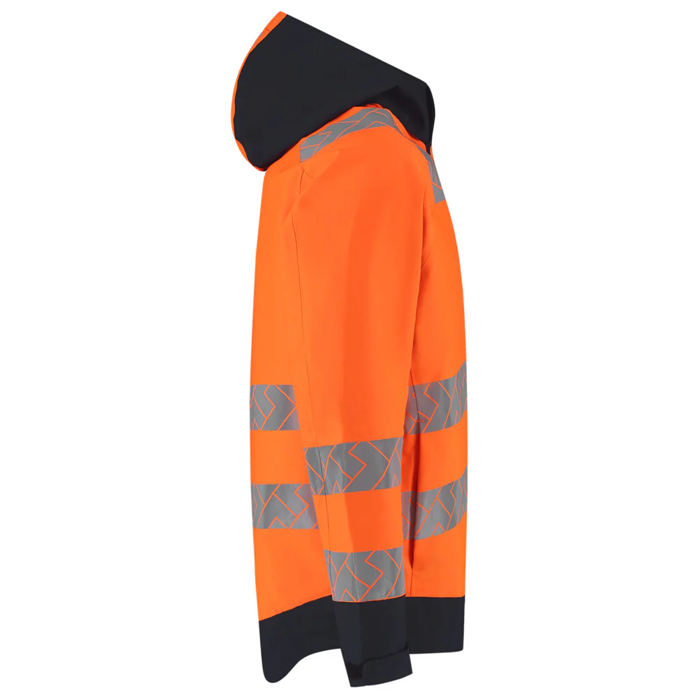 Regenjas Techshell High Vis Redefined Fluo-Oranje/Ink