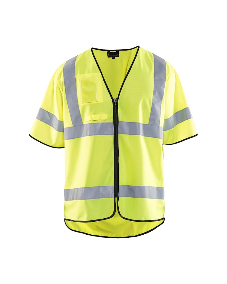 Signalisatievest Klasse 3 met Korte Mouwen High-Vis Geel
