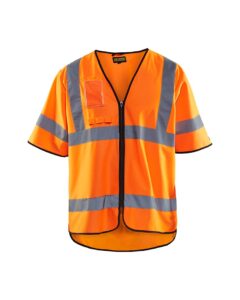 Signalisatievest Klasse 3 met Korte Mouwen High-Vis Oranje
