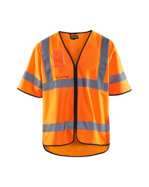 Signalisatievest Klasse 3 met Korte Mouwen High-Vis Oranje