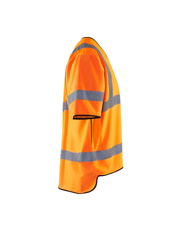 Signalisatievest Klasse 3 met Korte Mouwen High-Vis Oranje