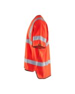 Signalisatievest Klasse 3 met Korte Mouwen High-Vis Rood