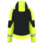 Softshell Capuchon Dames Reflective Redefined Zwart/Fluo-Geel