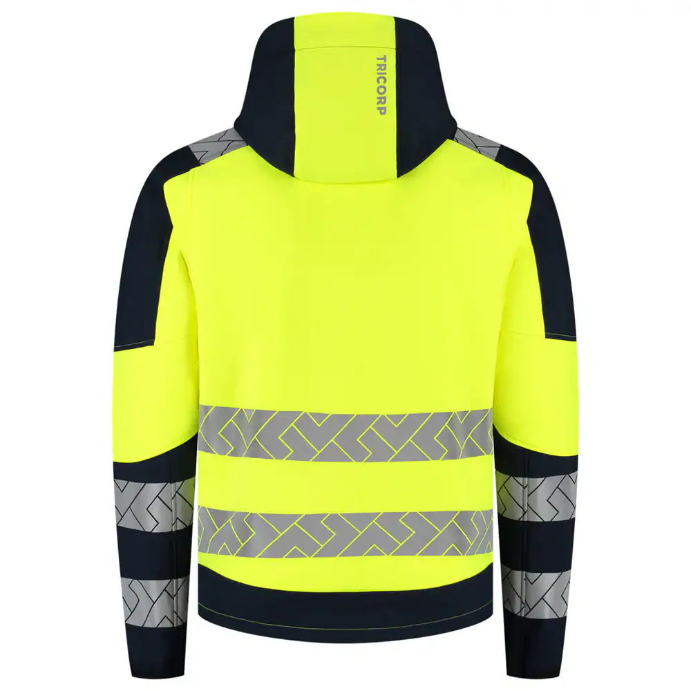 Softshell Capuchon High Vis Redefined Fluo-Geel/Ink