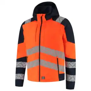 Softshell Capuchon High Vis Redefined Fluo-Oranje/Ink