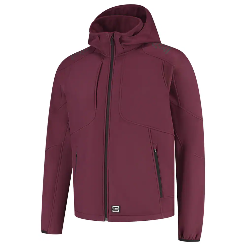 Softshell Capuchon Luxe Redefined Bordeaux