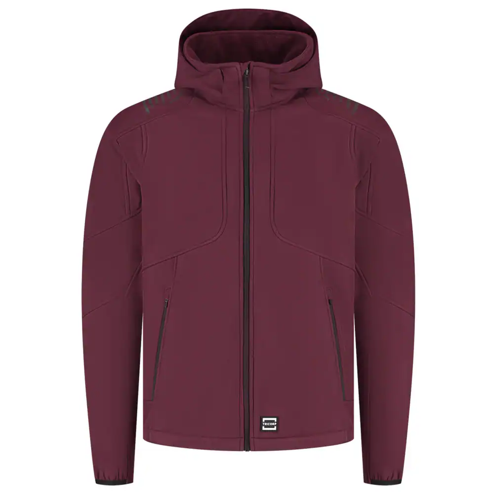 Softshell Capuchon Luxe Redefined Bordeaux
