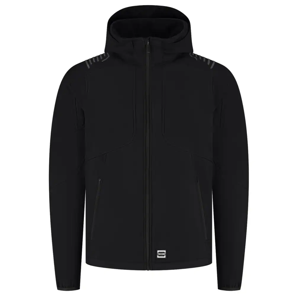 Softshell Capuchon Luxe Redefined Zwart