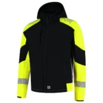 Softshell met Kap Redefined Reflective Zwart/Fluo Geel