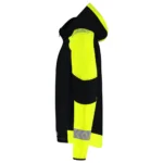 Softshell met Kap Redefined Reflective Zwart/Fluo Geel