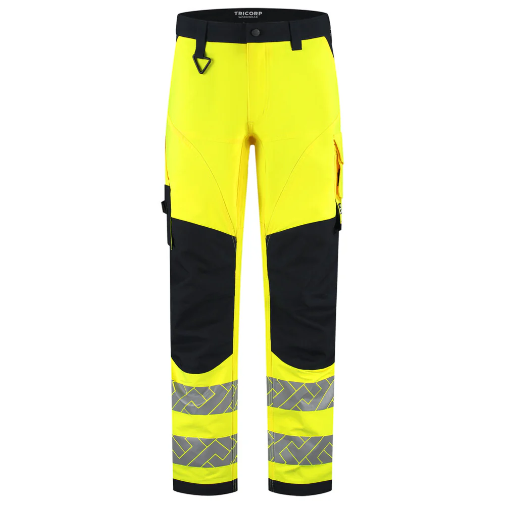Stretch Werkbroek Redefined High Viz Fluo Geel/Ink