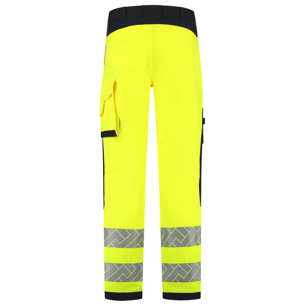 Stretch Werkbroek Redefined High Viz Fluo Geel/Ink