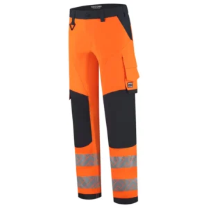 Stretch Werkbroek Redefined High Viz Fluo Oranje/Ink