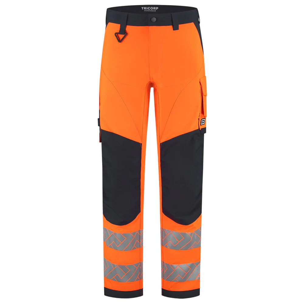 Stretch Werkbroek Redefined High Viz Fluo Oranje/Ink