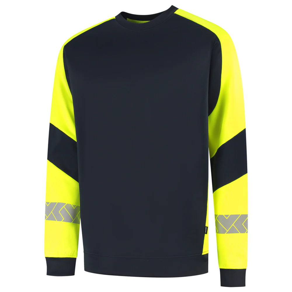 Sweater Reflective Redefined Ink/Fluo-Geel