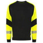 Sweater Reflective Redefined Zwart/Fluo-Geel