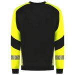 Sweater Reflective Redefined Zwart/Fluo-Geel