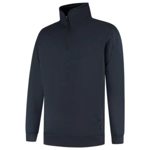 Sweater met Halve Rits Redefined Antraciet