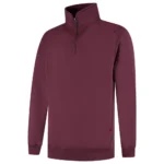 Sweater met Halve Rits Redefined Bordeaux