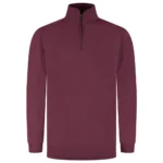 Sweater met Halve Rits Redefined Bordeaux