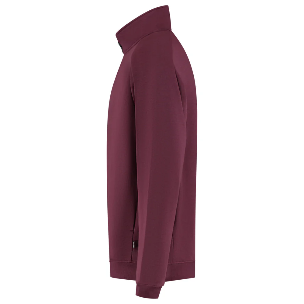 Sweater met Halve Rits Redefined Bordeaux