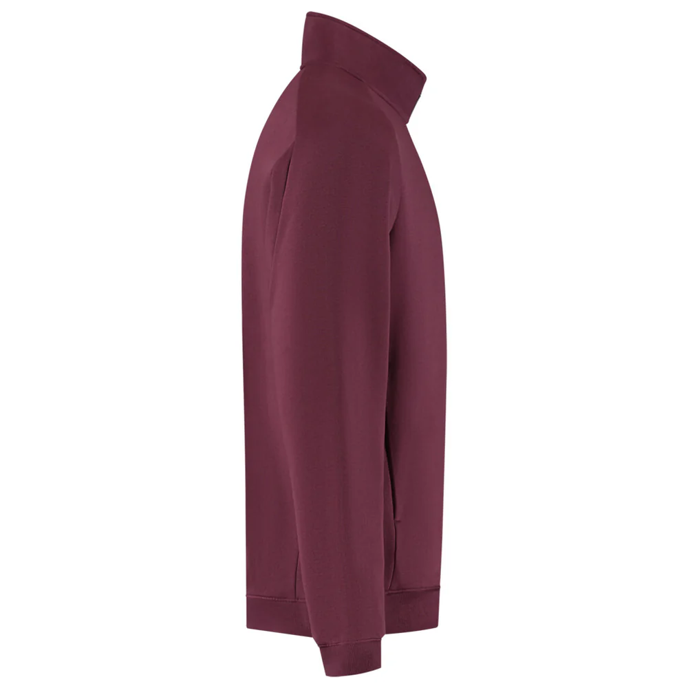 Sweater met Halve Rits Redefined Bordeaux