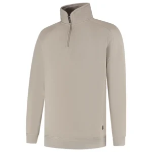 Sweater met Halve Rits Redefined Sand