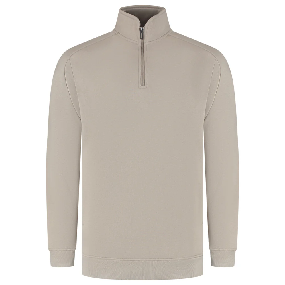 Sweater met Halve Rits Redefined Sand