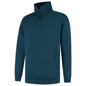 Sweater met Halve Rits Redefined Teal