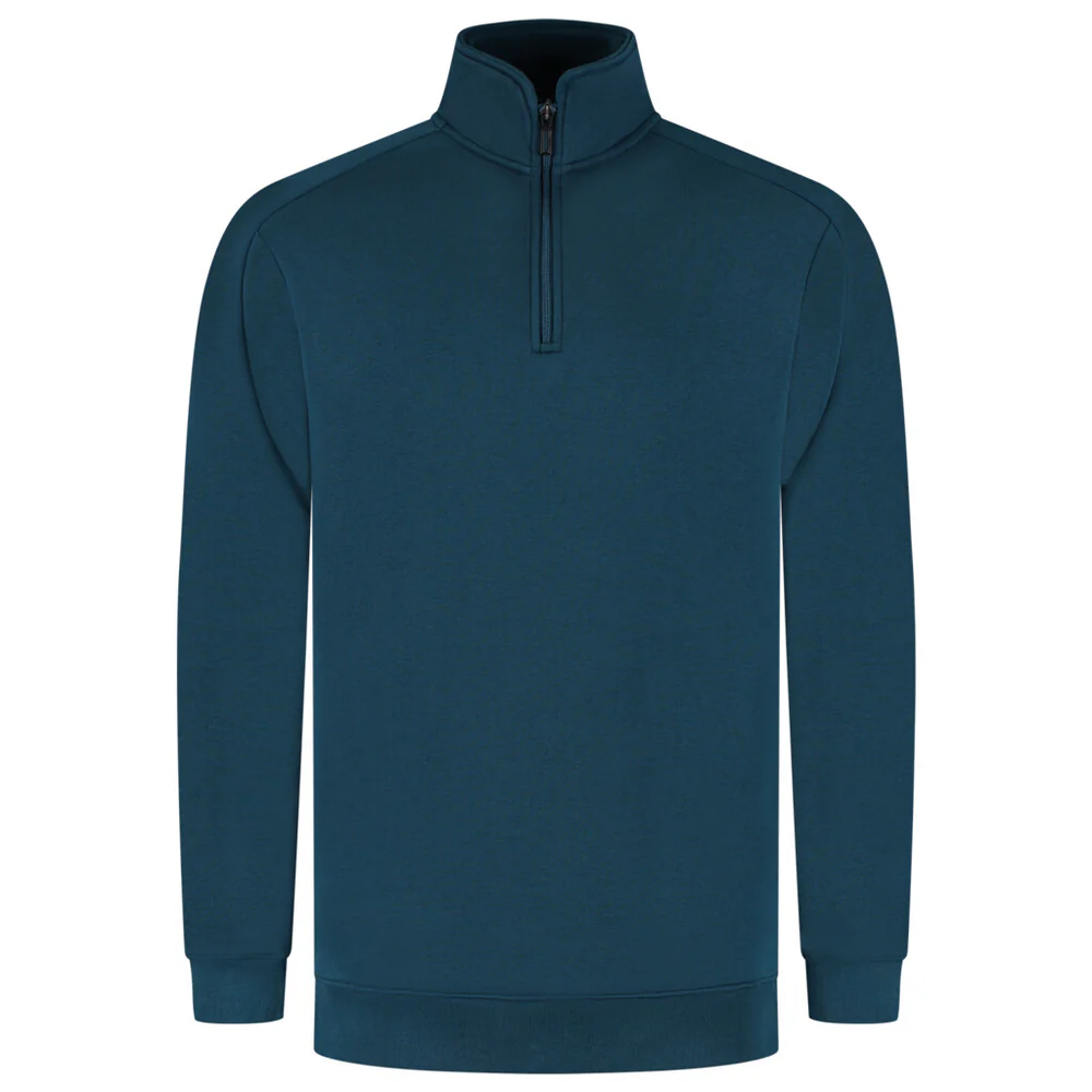 Sweater met Halve Rits Redefined Teal