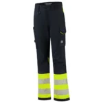 Werkbroek 2-Way Stretch High-Vis Dames Redefined Ink/Fluo-Geel