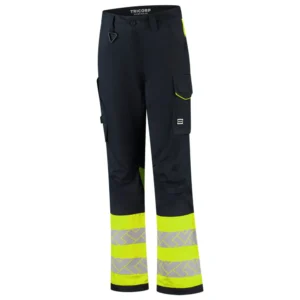 Werkbroek 2-Way Stretch High-Vis Dames Redefined Ink/Fluo-Geel