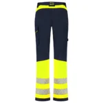 Werkbroek 2-Way Stretch High-Vis Dames Redefined Ink/Fluo-Geel